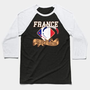 FRANCE PARAGLIDING | 2 SIDED Baseball T-Shirt